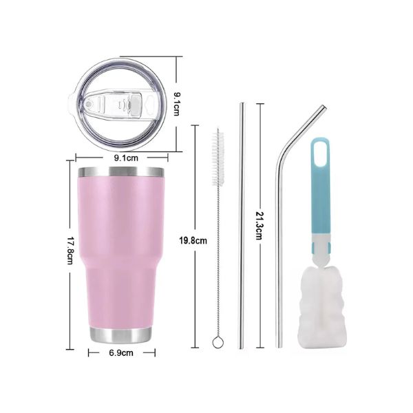 Vaso Térmico de 30 oz - Violeta Claro - Imagen 2