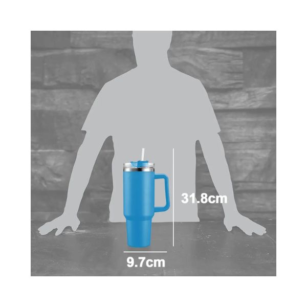 Vaso Térmico De 40oz - Azul Claro - Imagen 6