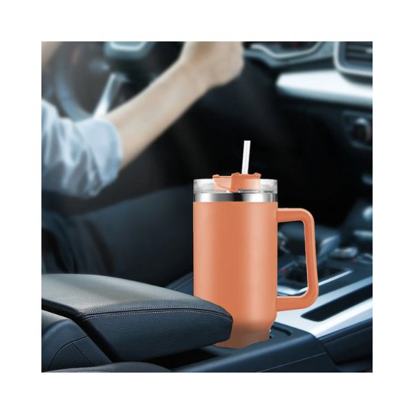 Vaso Térmico De 40oz - Naranja - Imagen 5