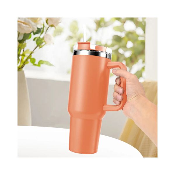 Vaso Térmico De 40oz - Naranja - Imagen 7