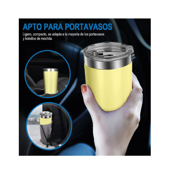 Vaso Térmico de 20 oz - Amarillo - Imagen 5