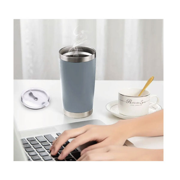 Vaso Térmico de 20 oz - Gris - Imagen 7
